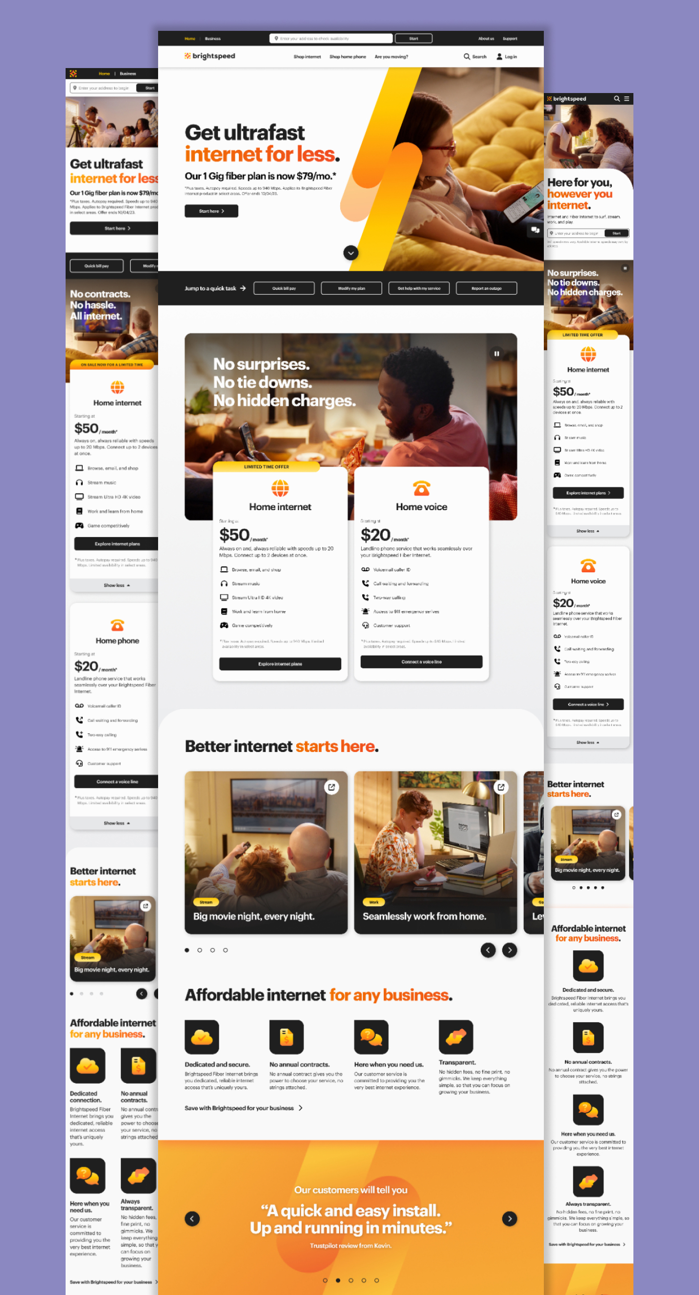 Web Page Mockup